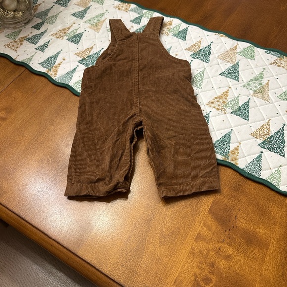 Carter's Overalls Corderoy Brown Embroidered Moose Baby 6 M - Picture 8 of 12